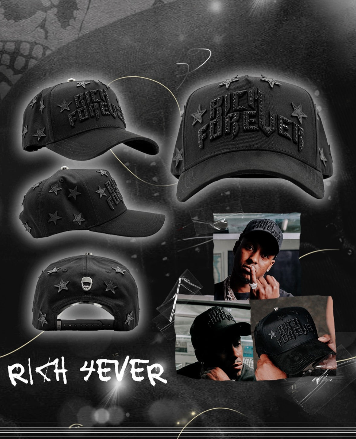Barbas Hats “Rich 4Ever”